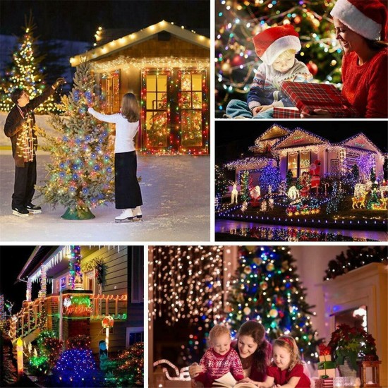 200LED USB Remote Curtain Lights Decor RC Fairy Window Lamp Colorful New Year 200LED USB Remote Curtain Lights Decor RC Fairy Window Lamp Colorful New Year