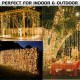 200LED USB Remote Curtain Lights Decor RC Fairy Window Lamp Colorful New Year 200LED USB Remote Curtain Lights Decor RC Fairy Window Lamp Colorful New Year