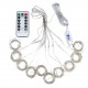 200LED USB Remote Curtain Lights Decor RC Fairy Window Lamp Colorful New Year 200LED USB Remote Curtain Lights Decor RC Fairy Window Lamp Colorful New Year