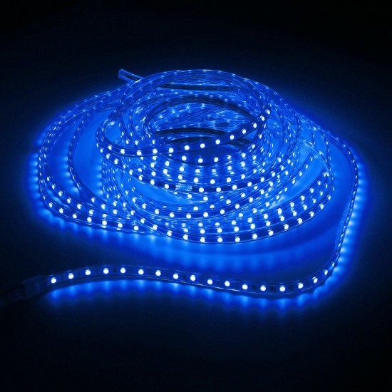 220V 12M 5050 LED SMD Outdoor Waterproof Flexible Tape Rope Strip Light Xmas