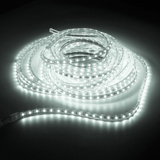 220V 13M 5050 LED SMD Outdoor Waterproof Flexible Tape Rope Strip Light Xmas