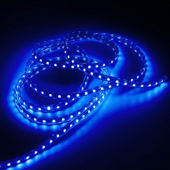 220V 3M 5050 LED SMD Outdoor Waterproof Flexible Tape Rope Strip Light Xmas