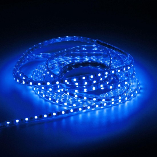 220V 7M 5050 LED SMD Outdoor Waterproof Flexible Tape Rope Strip Light Xmas