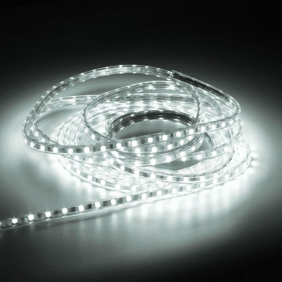 220V 7M 5050 LED SMD Outdoor Waterproof Flexible Tape Rope Strip Light Xmas