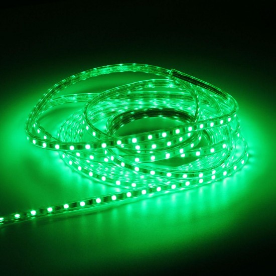 220V 7M 5050 LED SMD Outdoor Waterproof Flexible Tape Rope Strip Light Xmas