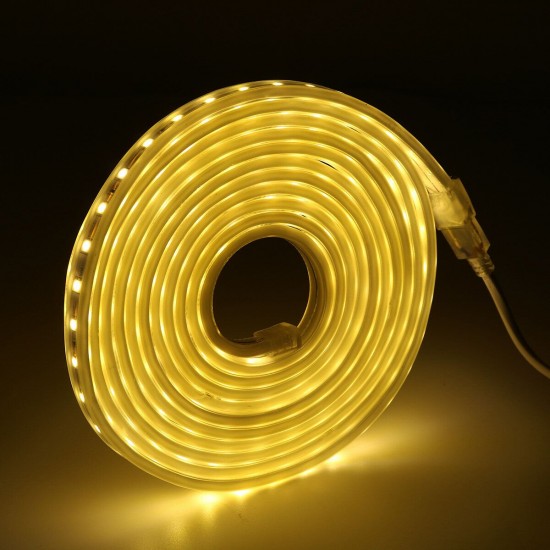 220V LED Strip Lights Lamp Rope 5050 SMD Garden Kitchen Decking IP65 Waterproof Christmas Lights