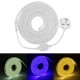 220V LED Strip Lights Lamp Rope 5050 SMD Garden Kitchen Decking IP65 Waterproof Christmas Lights