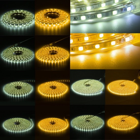 2/4/6/8/10/15M AC220V 5050 LED Strip Rope Light Waterproof Garden Kitchen Home Decoration Lamp With EU Plug 2/4/6/8/10/15M AC220V 5050 LED Strip Rope Light Waterproof Garden Kitchen Home Decoration Lamp With EU Plug