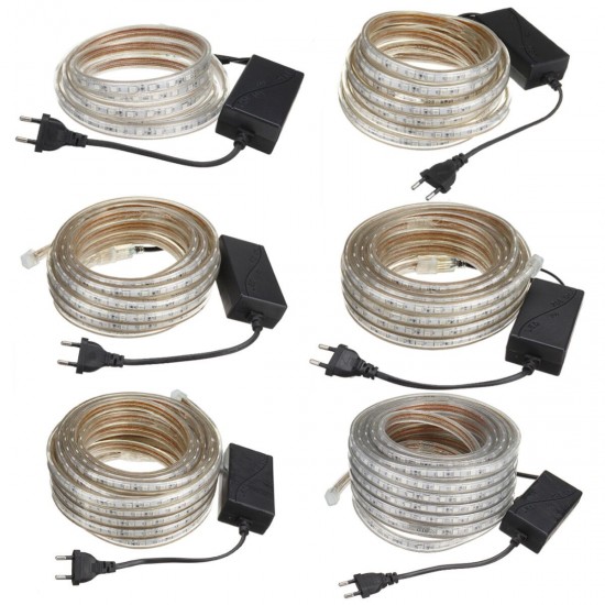 2/4/6/8/10/15m 220V LED Light Strip RGB with EU Plug Remote Control Waterproof Garden Home Decorative Lamp 2/4/6/8/10/15m 220V LED Light Strip RGB with EU Plug Remote Control Waterproof Garden Home Decorative Lamp