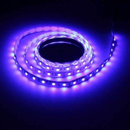 2M DC12V 28.8W 120 SMD 5050 Non-waterproof Red/Blue/Green/White/Warm White/RGB Flexible LED Strip