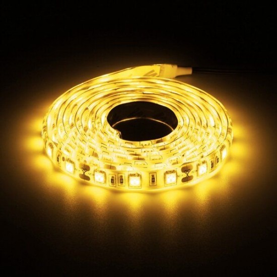 2M DC12V 28.8W 5050 Waterproof Red/Blue/Green/White/Warm White/RGB Flexible LED Strip Light