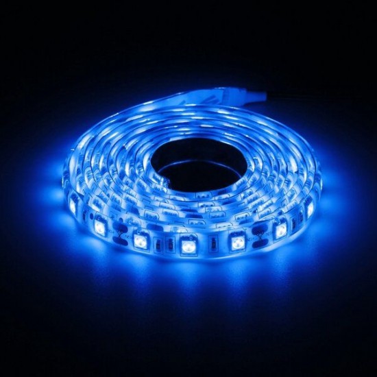 2M DC12V 28.8W 5050 Waterproof Red/Blue/Green/White/Warm White/RGB Flexible LED Strip Light