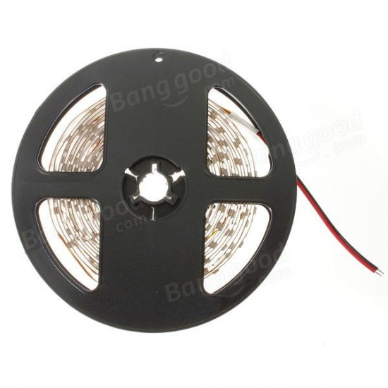 2X 5M 300 SMD3528 Warm White Flexible LED Strip Non-Waterproof 12V