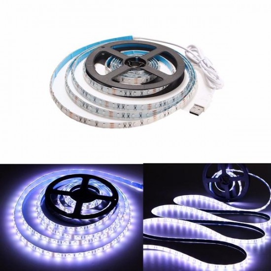 3M Waterproof USB SMD3528 TV Background Computer LED Strip Tape Flexible Light DC5V