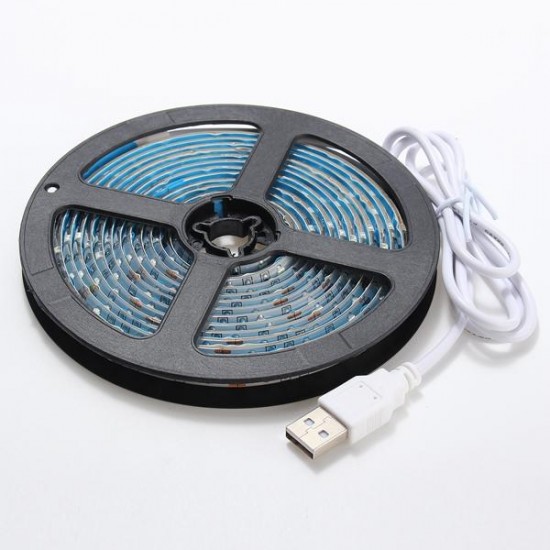 3M Waterproof USB SMD3528 TV Background Computer LED Strip Tape Flexible Light DC5V