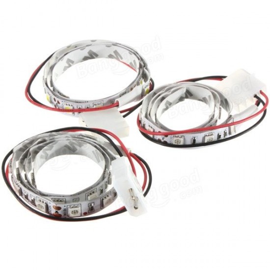 50CM SMD 5050 Non-Waterproof LED Flexible Strip Light PC Computer Case Adhesive Lamp 50CM SMD 5050 Non-Waterproof LED Flexible Strip Light PC Computer Case Adhesive Lamp