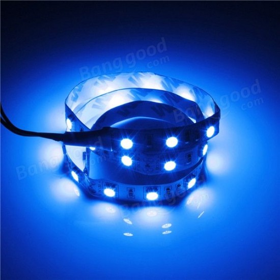 50CM SMD 5050 Non-Waterproof LED Flexible Strip Light PC Computer Case Adhesive Lamp