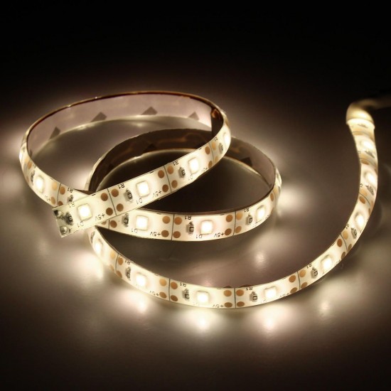 50CM USB Pure White Warm White Red Blue 2835 SMD Waterproof LED Strip Backlight for Home DC5V