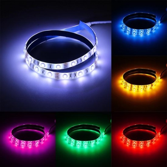 50CM Waterproof USB SMD3528 TV Background Computer LED Strip Tape Flexible Light DC5V 50CM Waterproof USB SMD3528 TV Background Computer LED Strip Tape Flexible Light DC5V
