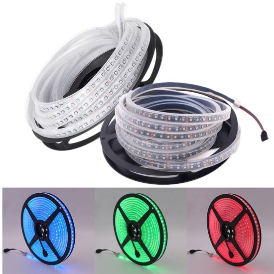 5M 12MM SMD3535 120LED/M IP68 Silicone Tube RGB LED Strip Light for Outdoor Swimming Poor Fish Tank DC12V