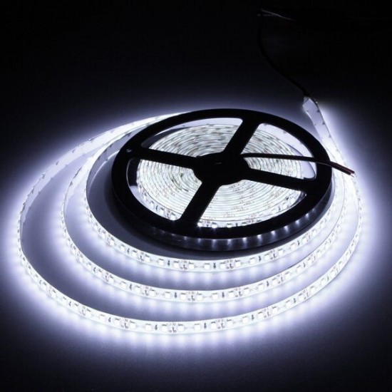 5M 15W DC12V 600 SMD 2835 Waterproof IP65 White/Warm White Tape LED Flexible Strip light 5M 15W DC12V 600 SMD 2835 Waterproof IP65 White/Warm White Tape LED Flexible Strip light