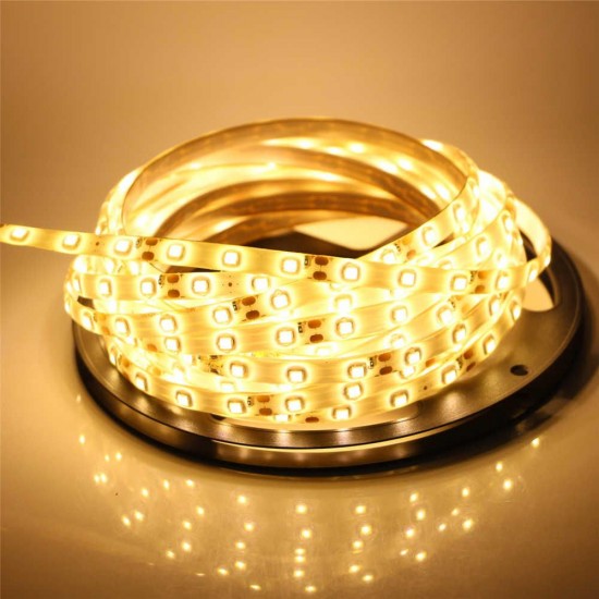 5M 24W 300LEDs SMD 3528 Pure White Warm White Flexible LED Strip Light Waterproof DC12V 5M 24W 300LEDs SMD 3528 Pure White Warm White Flexible LED Strip Light Waterproof DC12V