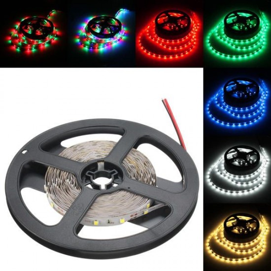 5M 24W DC12V 300 SMD 2835 White/Warm White/Blue/Red/Green/RGB LED Flexible Strip light 5M 24W DC12V 300 SMD 2835 White/Warm White/Blue/Red/Green/RGB LED Flexible Strip light