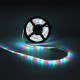 5M 300 LED SMD3528 Waterproof RGB Flexible Strip with Music Controller DC12V 2A Power Adapter