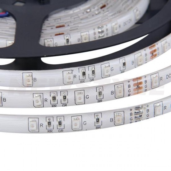 5M 300 LED SMD3528 Waterproof RGB Flexible Strip with Music Controller DC12V 2A Power Adapter 5M 300 LED SMD3528 Waterproof RGB Flexible Strip with Music Controller DC12V 2A Power Adapter