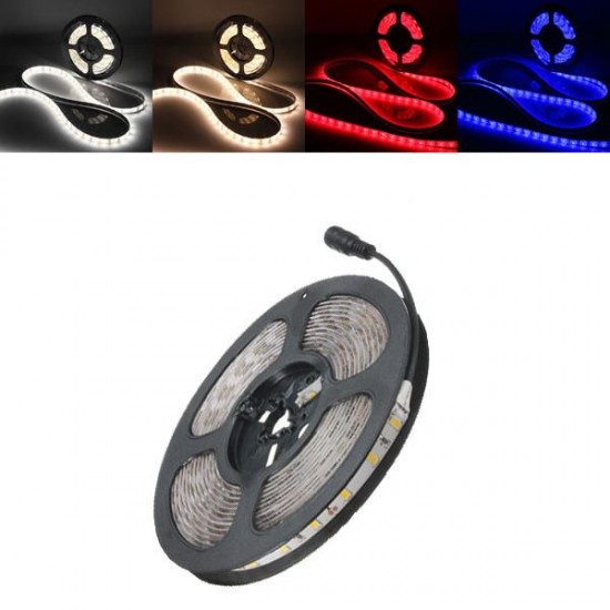 5M 30W LED Strip Flexible Light 300 SMD 5630 White/Warm White/Red/Blue Waterproof IP65 DC12V