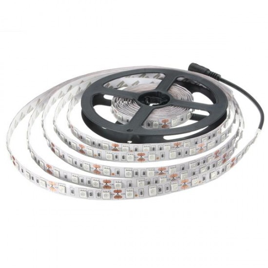 5M 30W LED Strip Flexible Light SMD 5050 300 Leds White/Warm White/Red/Blue Non-Waterproof DC12V