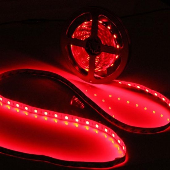 5M 30W LED Strip Flexible Light SMD 5050 300 Leds White/Warm White/Red/Blue Non-Waterproof DC12V