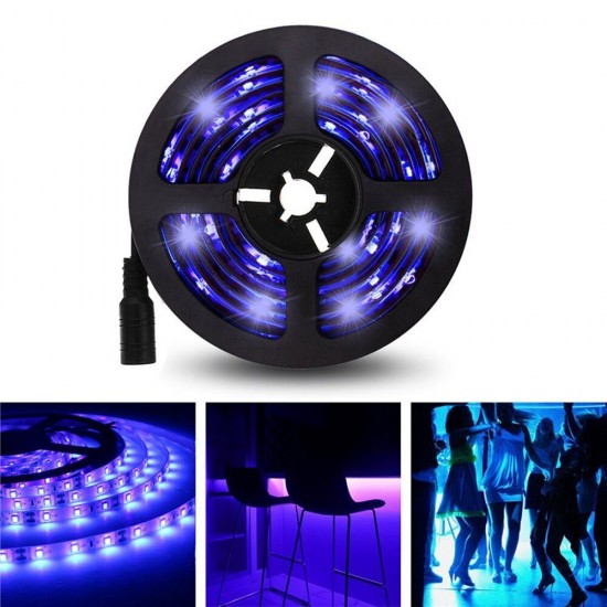 5M 3528SMD Non-waterproof UV Purple LED Strip Light with DC Connector DC12V 5M 3528SMD Non-waterproof UV Purple LED Strip Light with DC Connector DC12V