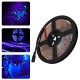 5M 36W 3528SMD Waterproof Flexible Purple 300 LED Strip Light with DC Connector DC12V