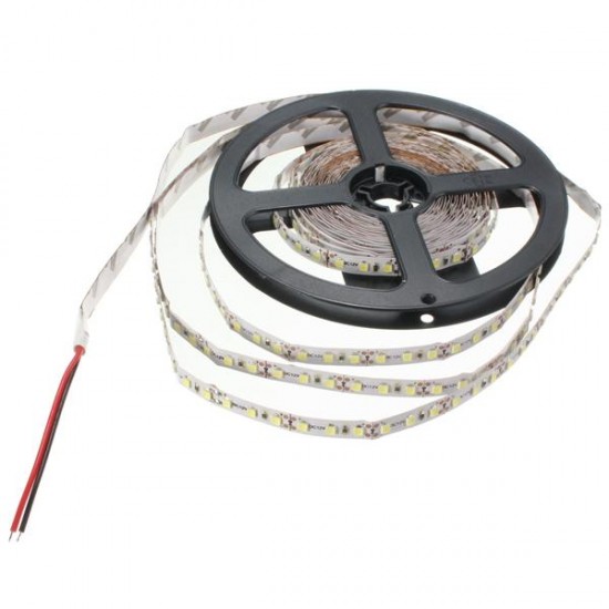 5M 48W DC12V 600 SMD 2835 Non-Waterproof White/Warm White Tape LED Flexible Strip light