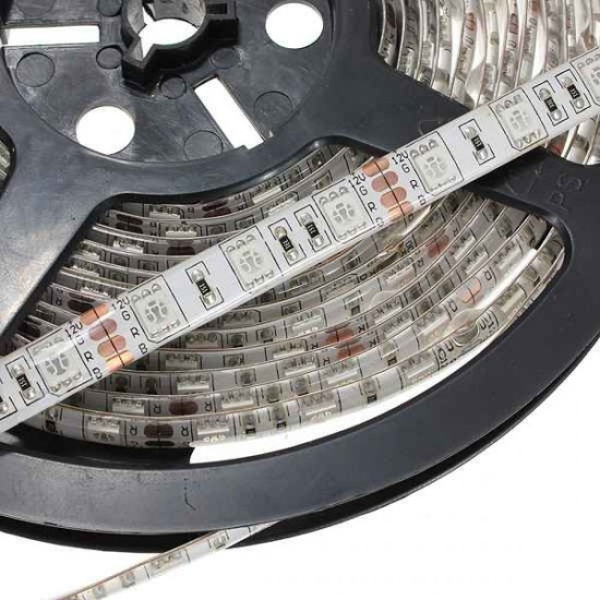 5M 5050 RGB Waterproof 300 LED Flexible Rope Strip Light + 24 Key Controller + 12V Power Adapter 5M 5050 RGB Waterproof 300 LED Flexible Rope Strip Light + 24 Key Controller + 12V Power Adapter