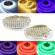 5M 5050 SMD 120LED/M Not-waterproof RGB Pure White Warm White LED Flexible Strip Light DC12V