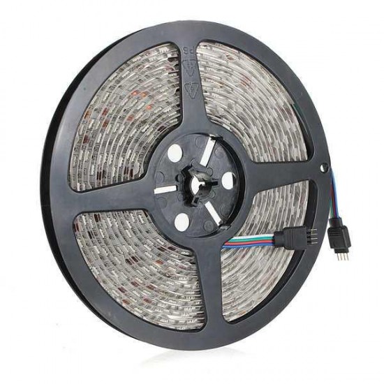 5M 5050 SMD RGB 300 LED Strip Light Waterproof IP65 Flexible Tape Lamp for Outdoor Use 12VDC 5M 5050 SMD RGB 300 LED Strip Light Waterproof IP65 Flexible Tape Lamp for Outdoor Use 12VDC