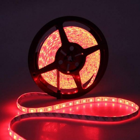 5M 5050 SMD RGB 300 LED Strip Light Waterproof IP65 Flexible Tape Lamp for Outdoor Use 12VDC