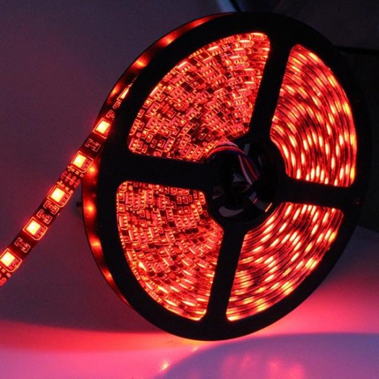 5M 72W Black PCB SMD 5050 Non-Waterproof RGB 300 LED Strip Light Lamp For Decor Lighting DC 12V 5M 72W Black PCB SMD 5050 Non-Waterproof RGB 300 LED Strip Light Lamp For Decor Lighting DC 12V