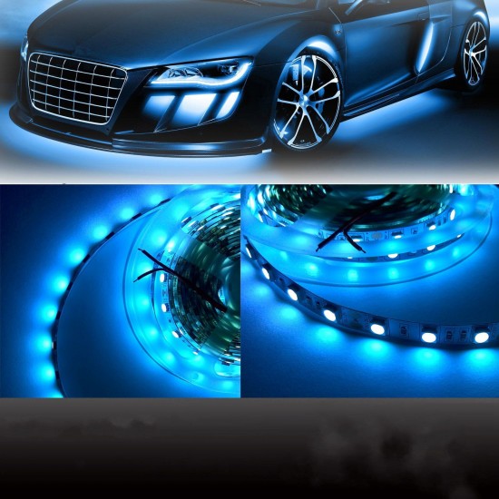 5M Non-waterproof SMD5050 Wave Length 480nm Ice Blue 600 LED Strip Light DC12V 5M Non-waterproof SMD5050 Wave Length 480nm Ice Blue 600 LED Strip Light DC12V