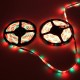 5M SMD 3528 RGB 300 LED Waterproof Strip Light For Xmas Holiday Decor Power Supply DC12V