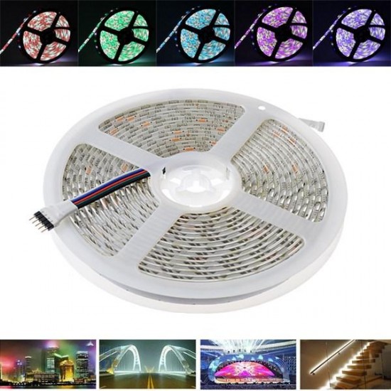 5M SMD 5050 300 LED Waterproof RGBW Strip Flexible Tape Light Christmas Home Decoration Lamp DC12V