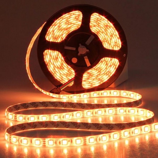 5M SMD 5050 RGB Waterproof 300 LED Strip Light 44 Key Controller 12V