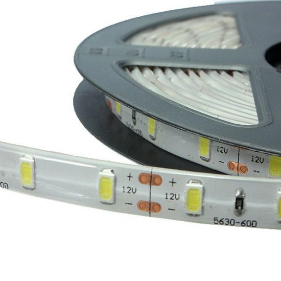 5M SMD 5630 300LED Strip Light Waterproof IP65 Felxible Lamp for Indoor Home Decor DC12V