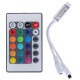 5M SMD2835 Non-Waterproof 300 LED RGB Flexible Strip Light + Mini 24 Keys IR Remote Controller DC12V