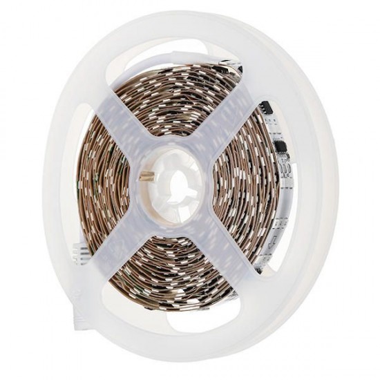 5M SMD3528 R G B Three Rows Non-waterproof LED Strip Light with DC Female Connector DC12V