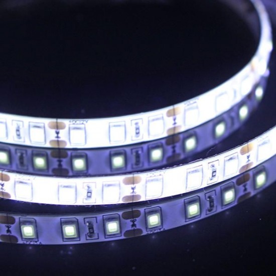 5M SMD3528 White/Warm White 600 LED Waterproof Flexible Strip Light Kit With 3 Keys Dimmer DC12V