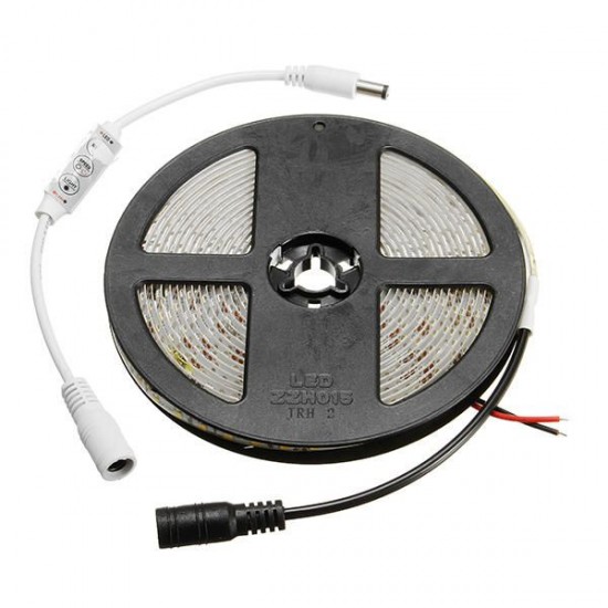 5M SMD3528 White/Warm White 600 LED Waterproof Flexible Strip Light Kit With 3 Keys Dimmer DC12V 5M SMD3528 White/Warm White 600 LED Waterproof Flexible Strip Light Kit With 3 Keys Dimmer DC12V
