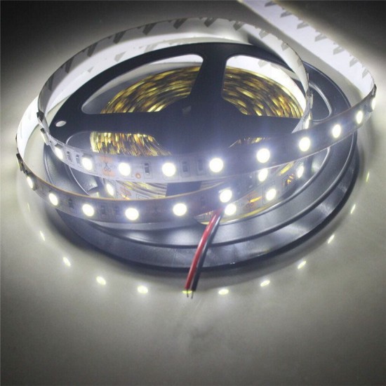 5M SMD5050 300 LED White/Warm White Non-Waterproof Flexible Tape Strip Light Lamp DC12V